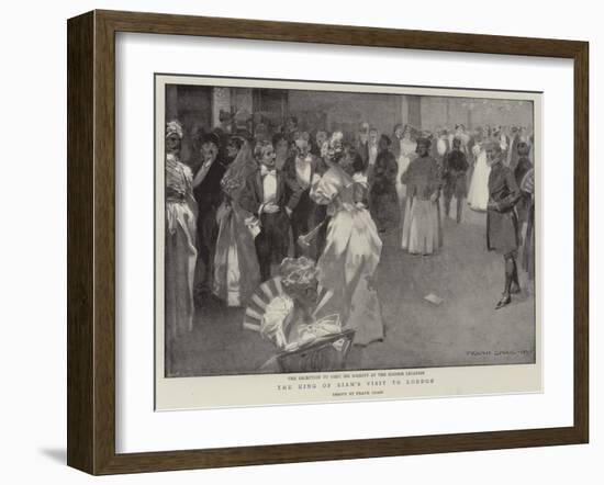 The King of Siam's Visit to London-Frank Craig-Framed Giclee Print