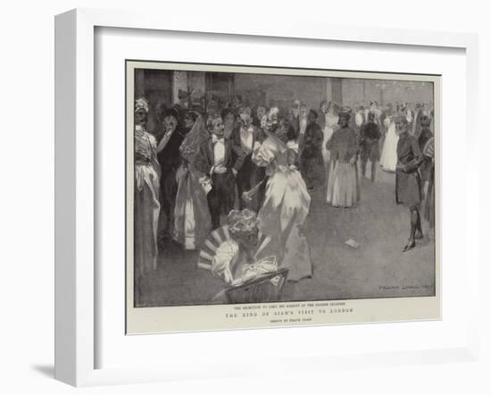 The King of Siam's Visit to London-Frank Craig-Framed Giclee Print