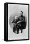 The King of Spain with the Prince of Asturias, C1908-C1909-null-Framed Stretched Canvas