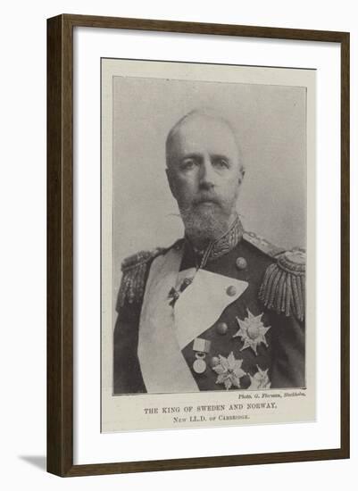 The King of Sweden and Norway, New Lld of Cambridge-null-Framed Giclee Print