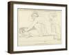 The King of the Lestrigens Seizing One of the Companions of Ulysses-John Flaxman-Framed Giclee Print