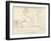 The King of the Lestrigens Seizing One of the Companions of Ulysses-John Flaxman-Framed Giclee Print