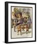 The King of the Lilliputians Throws a Banquet for Gulliver-null-Framed Giclee Print