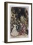 The King of the Trolls-Arthur Rackham-Framed Art Print