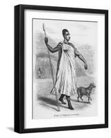 The King of Uganda Retiring, from 'Journal of the Discovery of the Source of the Nile', 1864-John Hanning Speke-Framed Giclee Print