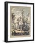 The King on an Elephant in Cochin-null-Framed Giclee Print