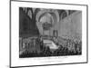 The King on His Throne in the House of Lords, London, 1804-James Fittler-Mounted Giclee Print