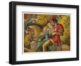 The King Rides off with the Dumb Maiden-Eleanor Vere Boyle-Framed Art Print