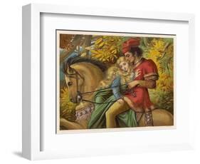 The King Rides off with the Dumb Maiden-Eleanor Vere Boyle-Framed Art Print