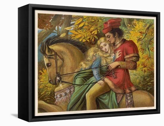 The King Rides off with the Dumb Maiden-Eleanor Vere Boyle-Framed Stretched Canvas