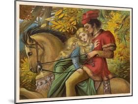 The King Rides off with the Dumb Maiden-Eleanor Vere Boyle-Mounted Art Print