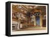 The King's Audience Chamber, Windsor Castle-T. Sutherland-Framed Stretched Canvas