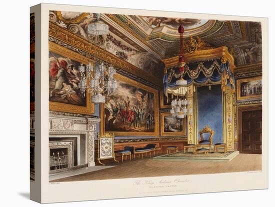 The King's Audience Chamber, Windsor Castle-T. Sutherland-Stretched Canvas