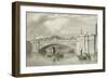 The King's Bridge in Dublin-George Petrie-Framed Giclee Print