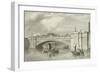 The King's Bridge in Dublin-George Petrie-Framed Giclee Print