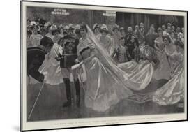 The King's Court at Buckingham Palace, their Majesties Leaving the Ballroom after the Presentations-Frank Craig-Mounted Giclee Print