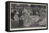 The King's Court at Buckingham Palace, their Majesties Leaving the Ballroom after the Presentations-Frank Craig-Framed Stretched Canvas