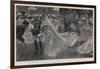 The King's Court at Buckingham Palace, their Majesties Leaving the Ballroom after the Presentations-Frank Craig-Framed Giclee Print