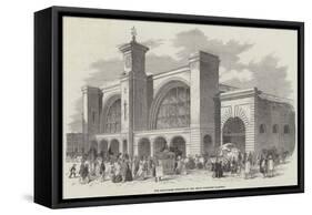 The King's-Cross Terminus of the Great Northern Railway-null-Framed Stretched Canvas