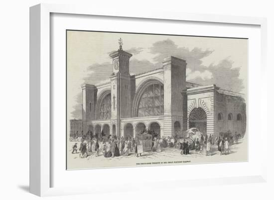 The King's-Cross Terminus of the Great Northern Railway-null-Framed Giclee Print