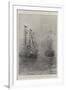 The King's Departure from Cowes, 6 August-Fred T. Jane-Framed Giclee Print