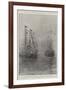 The King's Departure from Cowes, 6 August-Fred T. Jane-Framed Giclee Print