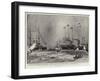 The King's Departure from Cowes, the Royal Yacht Leaving for Portsmouth-Charles Edward Dixon-Framed Giclee Print