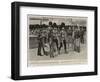 The King's Guard Landing at the South-Western Pier, East Cowes-Charles Edwin Fripp-Framed Giclee Print