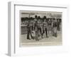 The King's Guard Landing at the South-Western Pier, East Cowes-Charles Edwin Fripp-Framed Giclee Print