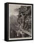 The King's Highway in Tibet-Robert Barnes-Framed Stretched Canvas