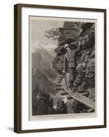 The King's Highway in Tibet-Robert Barnes-Framed Giclee Print