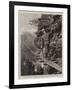 The King's Highway in Tibet-Robert Barnes-Framed Giclee Print