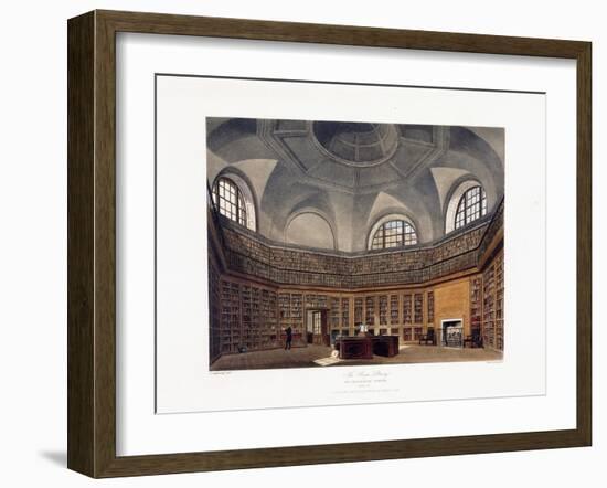 The King's Library, Buckingham House, 1818-Francis Phillip Stephanoff-Framed Giclee Print