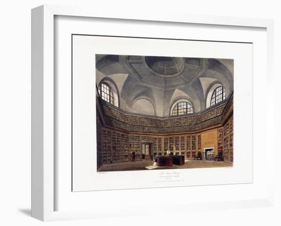 The King's Library, Buckingham House, 1818-Francis Phillip Stephanoff-Framed Giclee Print