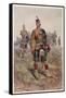 The King's (Liverpool Regiment) 10th (Scottish) Battalion-Richard Caton Woodville-Framed Stretched Canvas