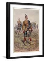 The King's (Liverpool Regiment) 10th (Scottish) Battalion-Richard Caton Woodville-Framed Art Print