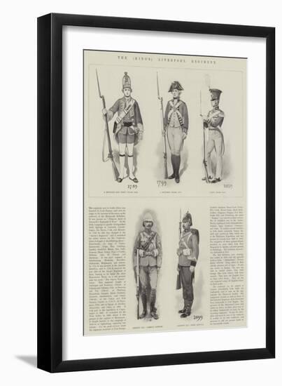 The (King's) Liverpool Regiment-null-Framed Giclee Print