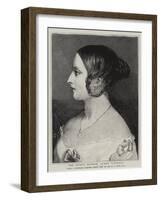 The King's Mother, Queen Victoria-William Charles Ross-Framed Giclee Print