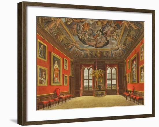 The King's Old State Bed Chamber-Charles Wild-Framed Giclee Print