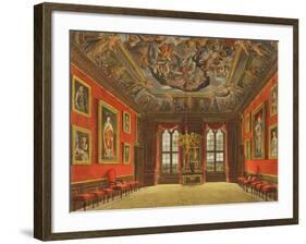 The King's Old State Bed Chamber-Charles Wild-Framed Giclee Print