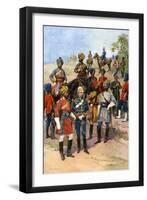 The King's Own Regiments of the Indian Army-Frederic De Haenen-Framed Giclee Print