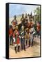 The King's Own Regiments of the Indian Army-Frederic De Haenen-Framed Stretched Canvas