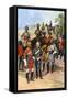 The King's Own Regiments of the Indian Army-Frederic De Haenen-Framed Stretched Canvas