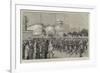 The King's Own Scottish Borderers Leaving the Citadel, Cairo, Egypt, En Route for India-null-Framed Giclee Print