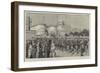 The King's Own Scottish Borderers Leaving the Citadel, Cairo, Egypt, En Route for India-null-Framed Giclee Print