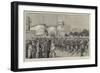 The King's Own Scottish Borderers Leaving the Citadel, Cairo, Egypt, En Route for India-null-Framed Giclee Print