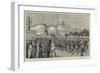 The King's Own Scottish Borderers Leaving the Citadel, Cairo, Egypt, En Route for India-null-Framed Giclee Print