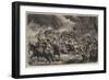 The King's Rescue-Sir John Gilbert-Framed Giclee Print