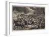The King's Rescue-Sir John Gilbert-Framed Giclee Print