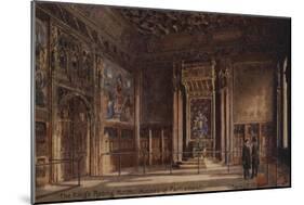The King's Robing Room, Houses of Parliament-Charles Edwin Flower-Mounted Giclee Print